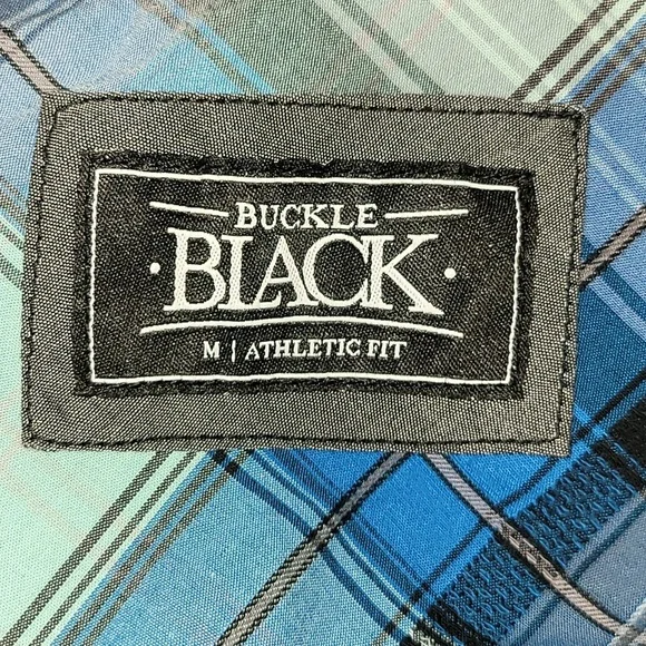 Buckle Black Mens Shirt - Picture 8 of 11
